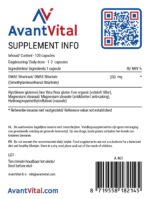 DMAE Bitartraat – 250 mg Choline AvantVital 8