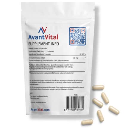 Lion’s Mane – Hericium Erinaceus – 500 mg Paddenstoelen AvantVital 3