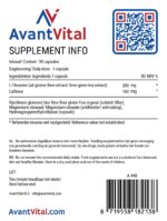 L-Theanine & Caffeine – 200 mg : 100 mg Aminozuren AvantVital 8