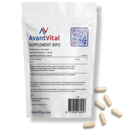 N-Acetyl L-Tyrosine (NALT) – 250 mg AvantVital AvantVital 3