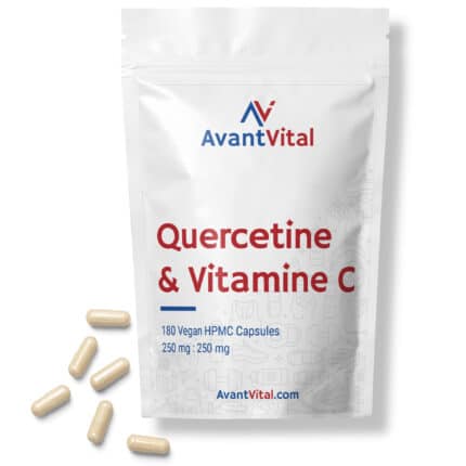 Quercetine & Vitamine C – 250 mg : 250 mg Vitamines AvantVital 3