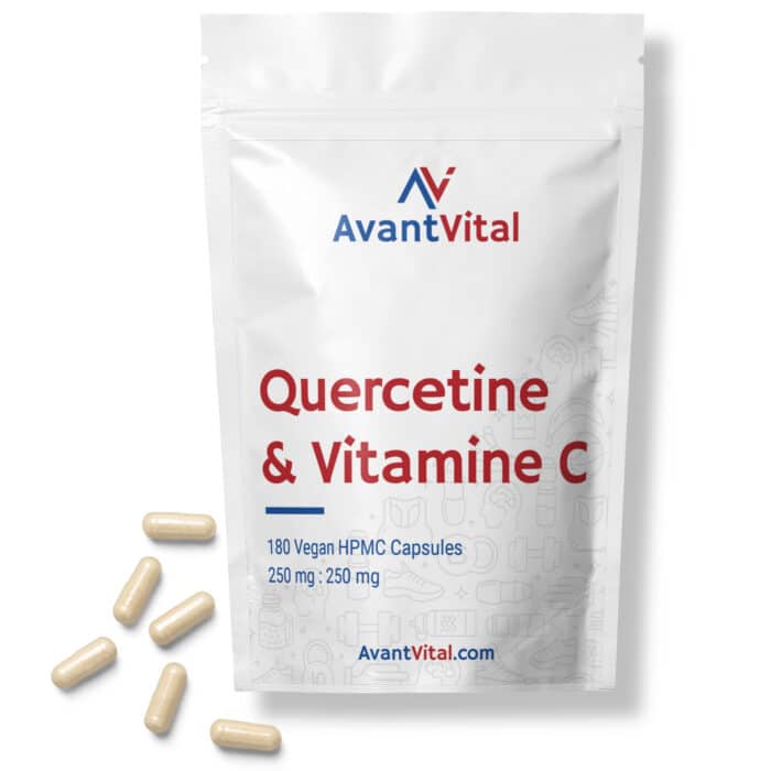 Quercetine & Vitamine C – 250 mg : 250 mg Vitamines AvantVital 3