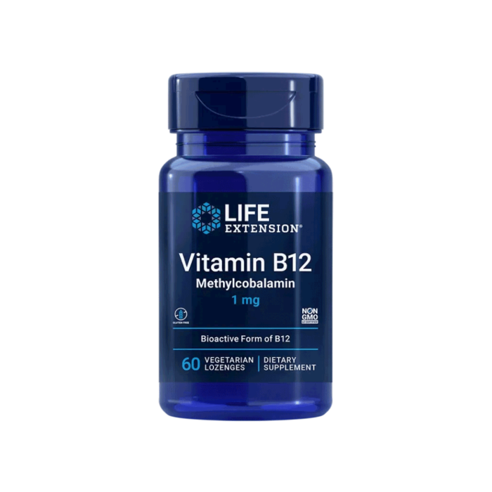 Vitamine B12 Methylcobalamine – 1 mg Vitamines AvantVital 3