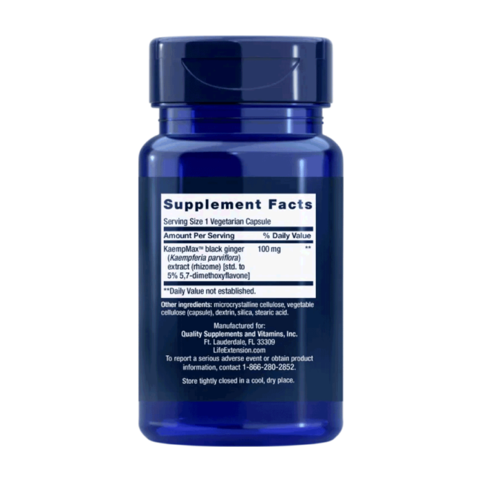 Male Vascular Sexual Support Life Extension AvantVital 4