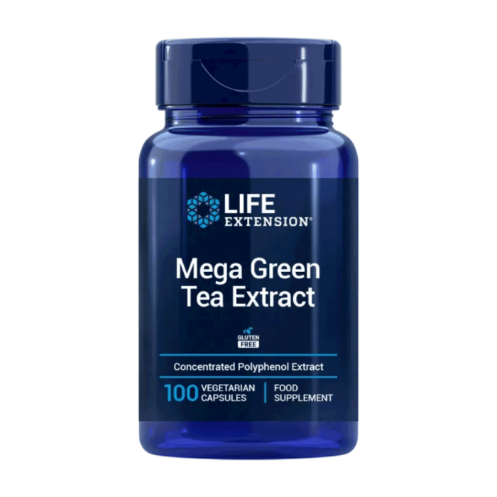 Mega Groene Thee Extract – 725 mg Life Extension AvantVital 3