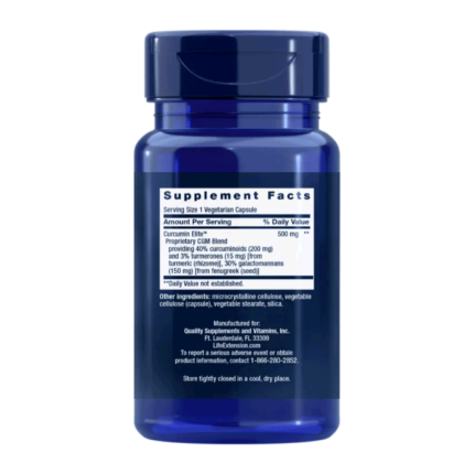 Curcumin Elite™ Kurkuma Extract Life Extension AvantVital 3