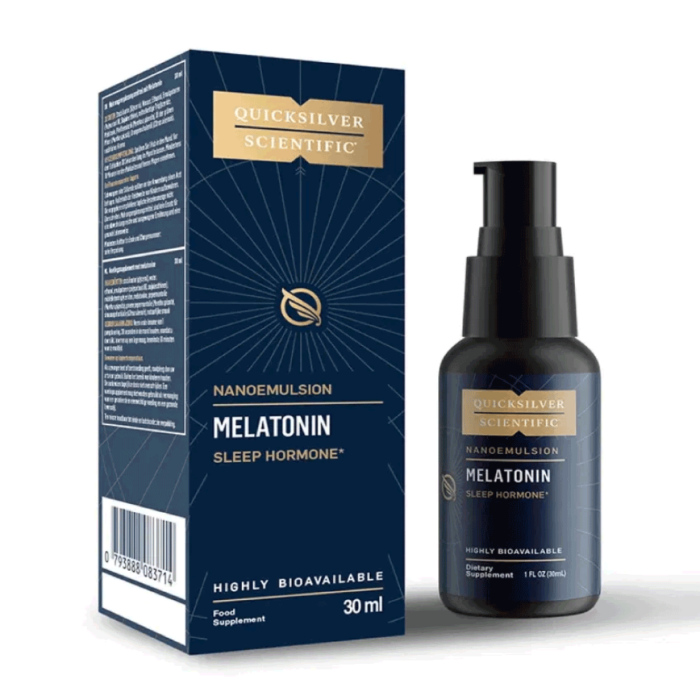 Liposomal Melatonine Quicksilver Scientific AvantVital 3