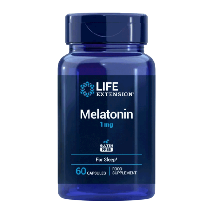 Melatonine – 1 mg Life Extension AvantVital 3