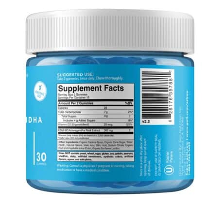 Ashwagandha gummies Nutriënten type AvantVital 3