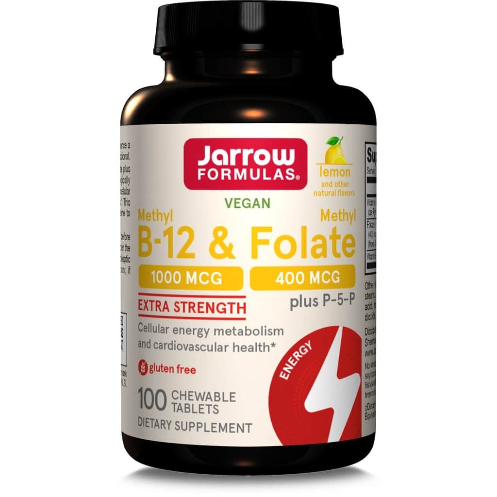 Methyl B12 1.000 mcg & methylfolaat 400 mcg Jarrow Formulas 3 Methyl B12 1.000 mcg & methylfolaat 400 mcg Jarrow Formulas AvantVital 3