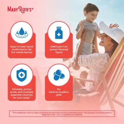 Morning Multivitamine Vloeibaar Fruit Punch Vitamines AvantVital 5