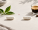 Illustratie van de keuze tussen L-theanine zonder cafeïne en een combinatie met cafeïne
